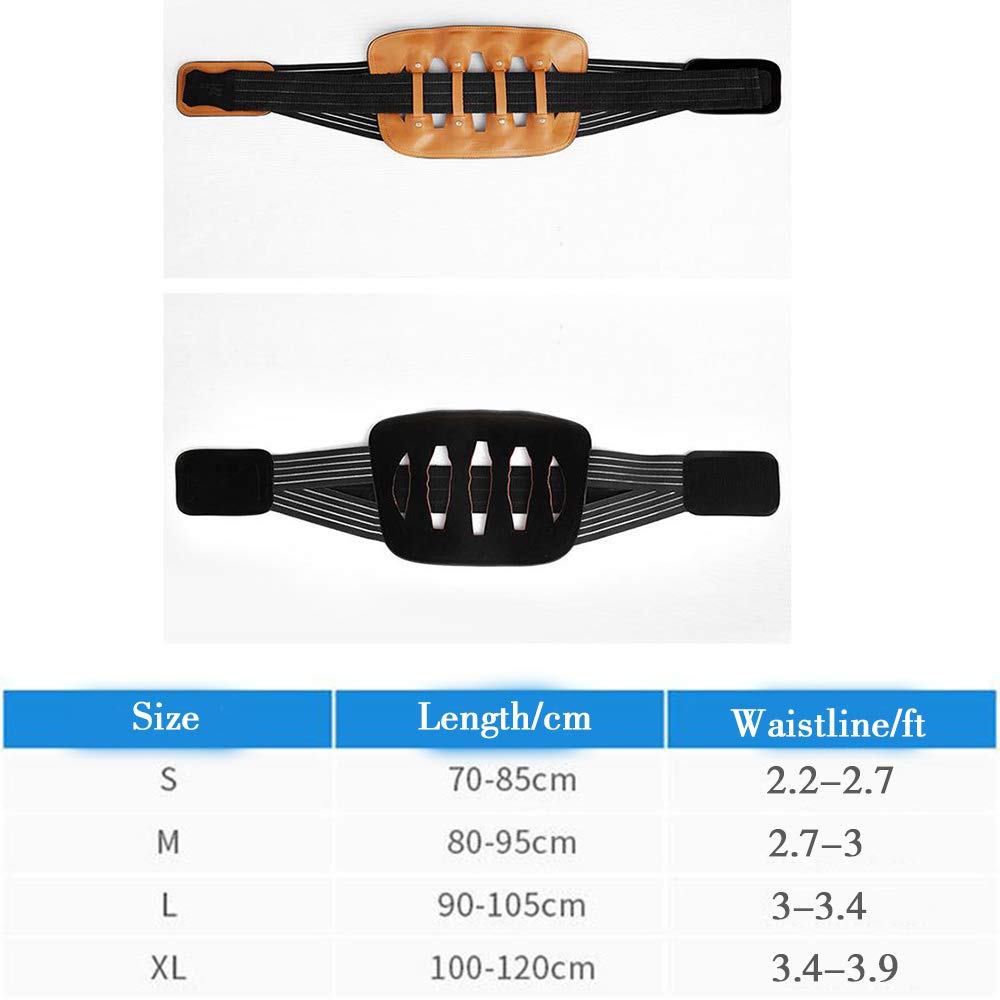 Cinturón Lumbar Soporte Lumbar, Soporte Lumbar para Aliviar el Dolor y Lesiones, Cinturon Lumbar Prevenir Daños, Faja Lumbar para la Espalda para Hombres,L