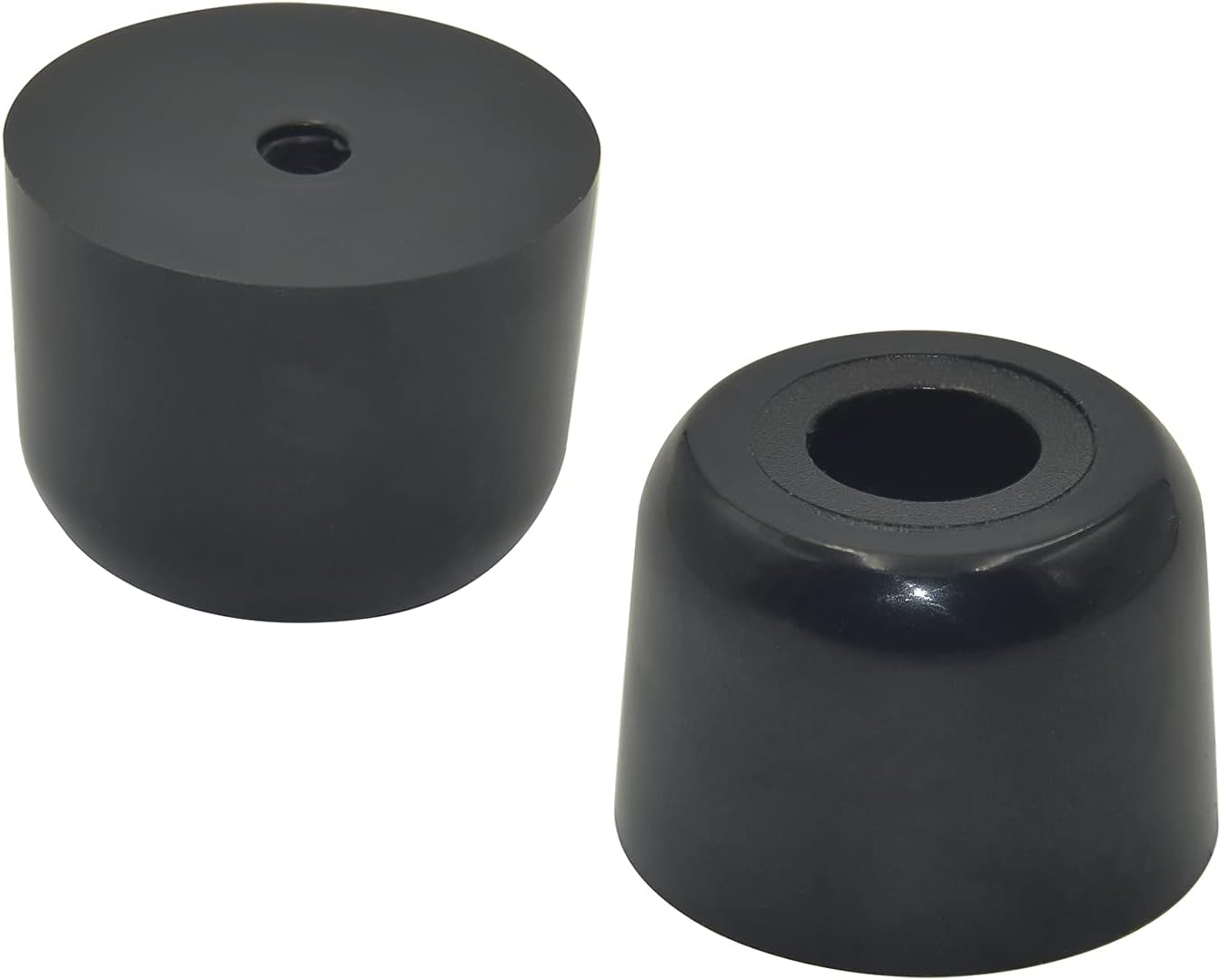 Flyshop Rubber Feet Bumpers Amplifier Speaker Cabinet Leg Pads with Built-in Stainless-Steel Washer Black 32mm Bottom Dia 5 Pcs