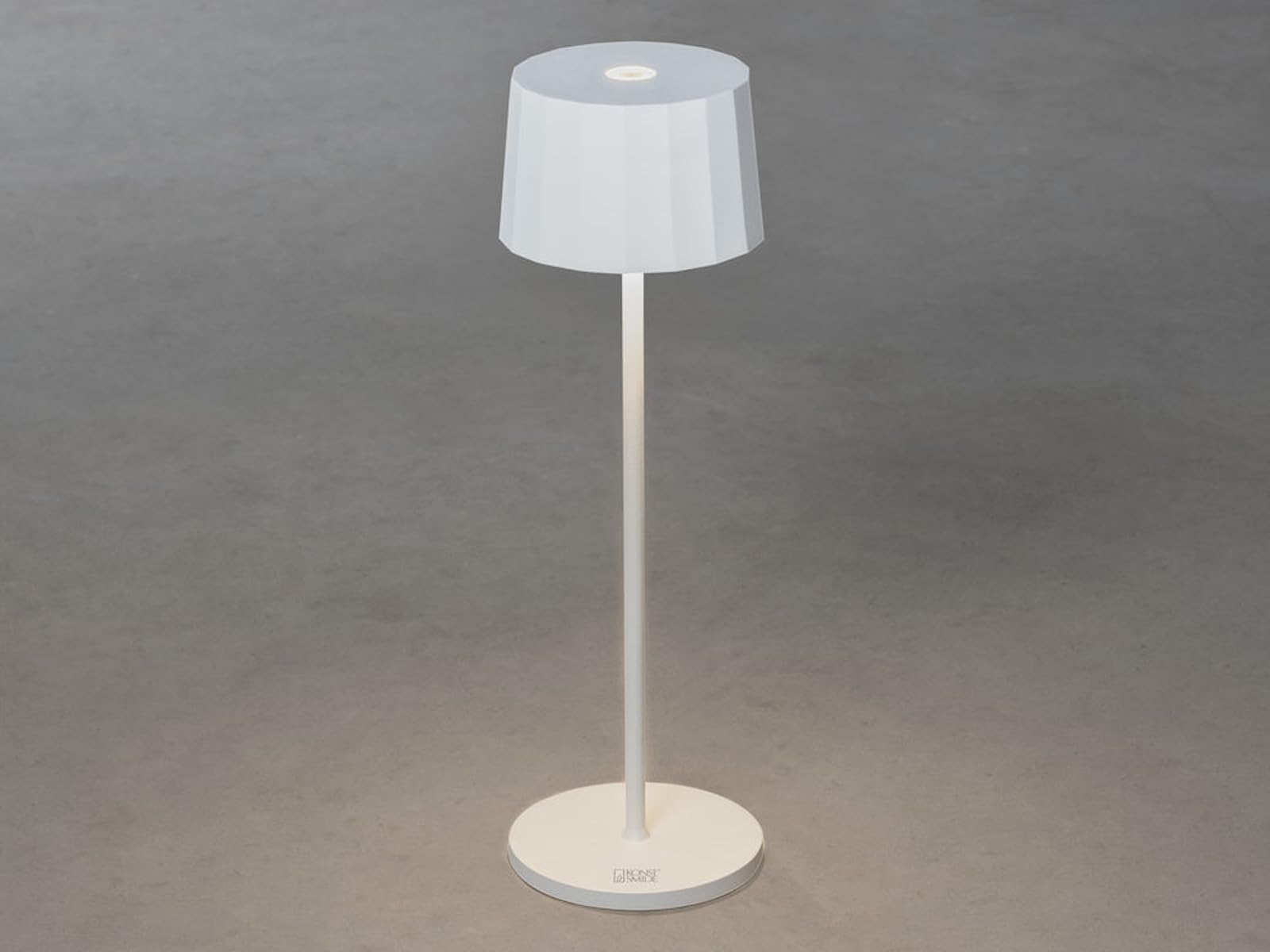 Konstsmide Tischleuchte Positano | weiss | Indoor/Outdoor | USB/Akku | 7813-250, 10 x 10 x 36 cm