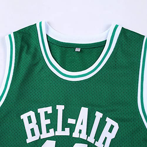 Basketball Jersey Men's Sports Shirts:#14 Bel Air Basketball Jerseys For Men Women Boys (Green Xxxl) #TOP3