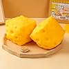 Yellow Cheese Squishy Toy Slow Rising Soft Squeeze Fidget Toy Stress Relief Sensory Desk Toy for Kids Adults Cute Party Gift #2