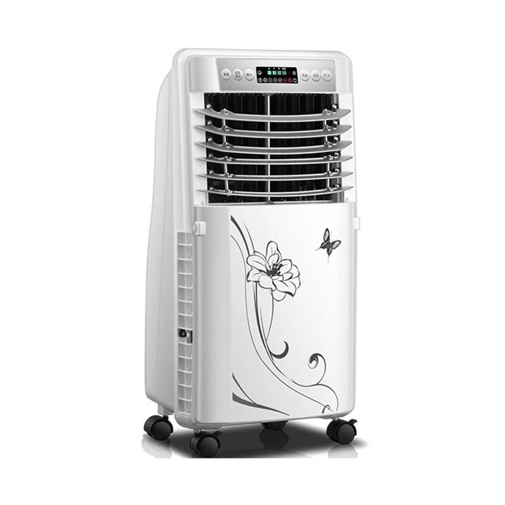 Evaporative Air Cooler Portable Tower Cooling Fan with Ice Crystals Timer