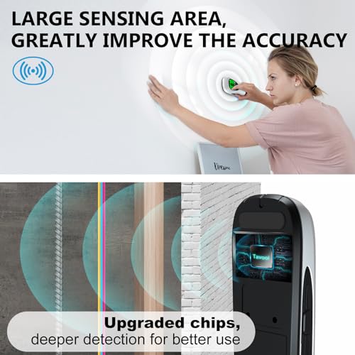 Tavool Metal Detectors Stud Finder Wall Scanner - 6 in 1 Electronic Magnetic Stud Sensor Wall Detector Beam Depth Finder Magnet Center Finding with LCD Display for Wood AC Wire Metal Studs Detection