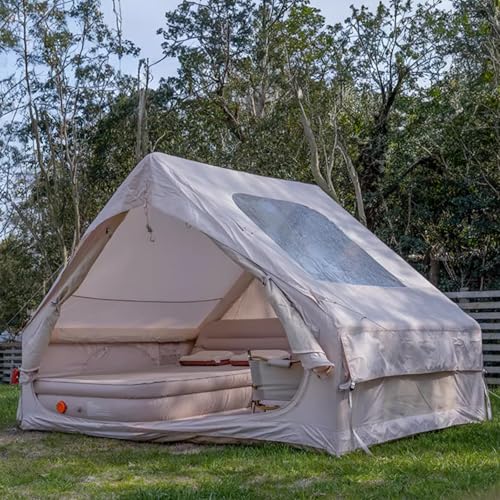Camping Tent with Instant Setup, Large Inflatable Tent 2-3 Person Family Tents House for Camping Sets Up In 3 Mins, Tents for Camping, Festivals
