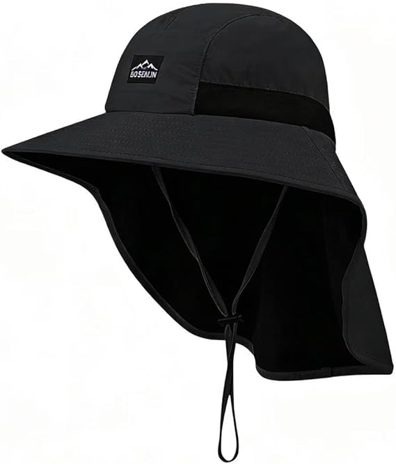 Sun Protection Just Got Stylish: UPF 50+ Fishing Hat with Neck Flap