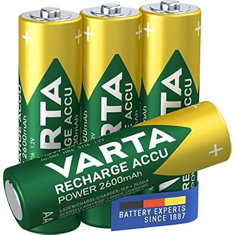 Pilas recargables Varta AA 2600 mAh Cover