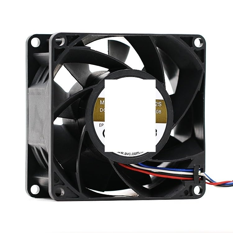 Ventilateur violent AVC 80mm à double roulement et haute pression 12V 3.84A