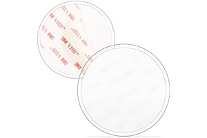 Hassle-Free Mounting: Adhesive Discs for Enhanced Suction Cup Performance (2 Pack)