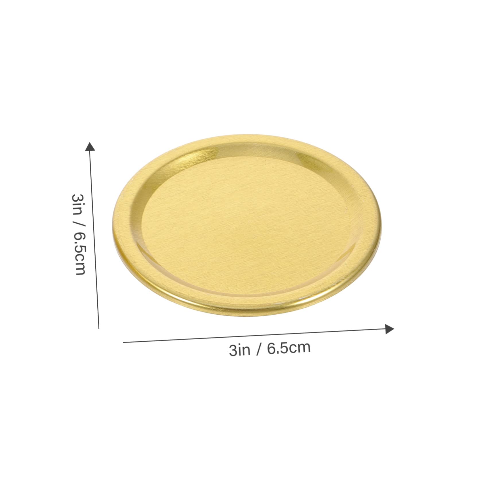 OFFSCH 24sets Metal Canning Jar Lids with Regular Mouth Airtight Caps for Storage Leak Tinplate Design for Home Canning and Preservation