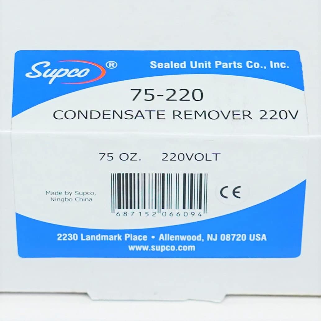 Supco 75-220 Condensate Drain Pan 220 Volt 320 Watts 75 Ounce 10" x 9" x 2 3/4"