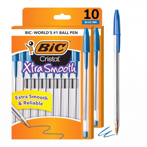 BIC Ballpoint Pen, Medium Point, Blue...