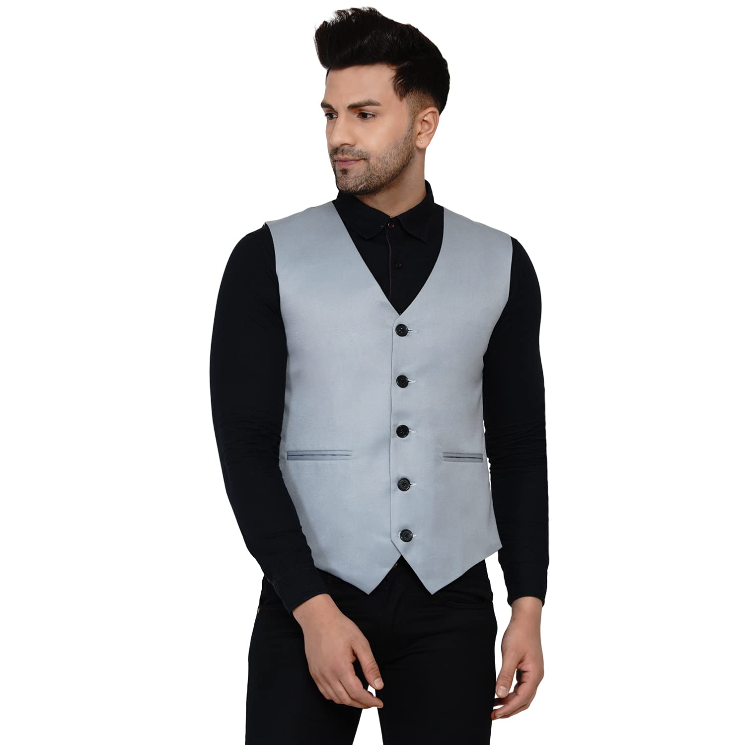 veera paridhaan Men's Solid Waistcoat-picture-20