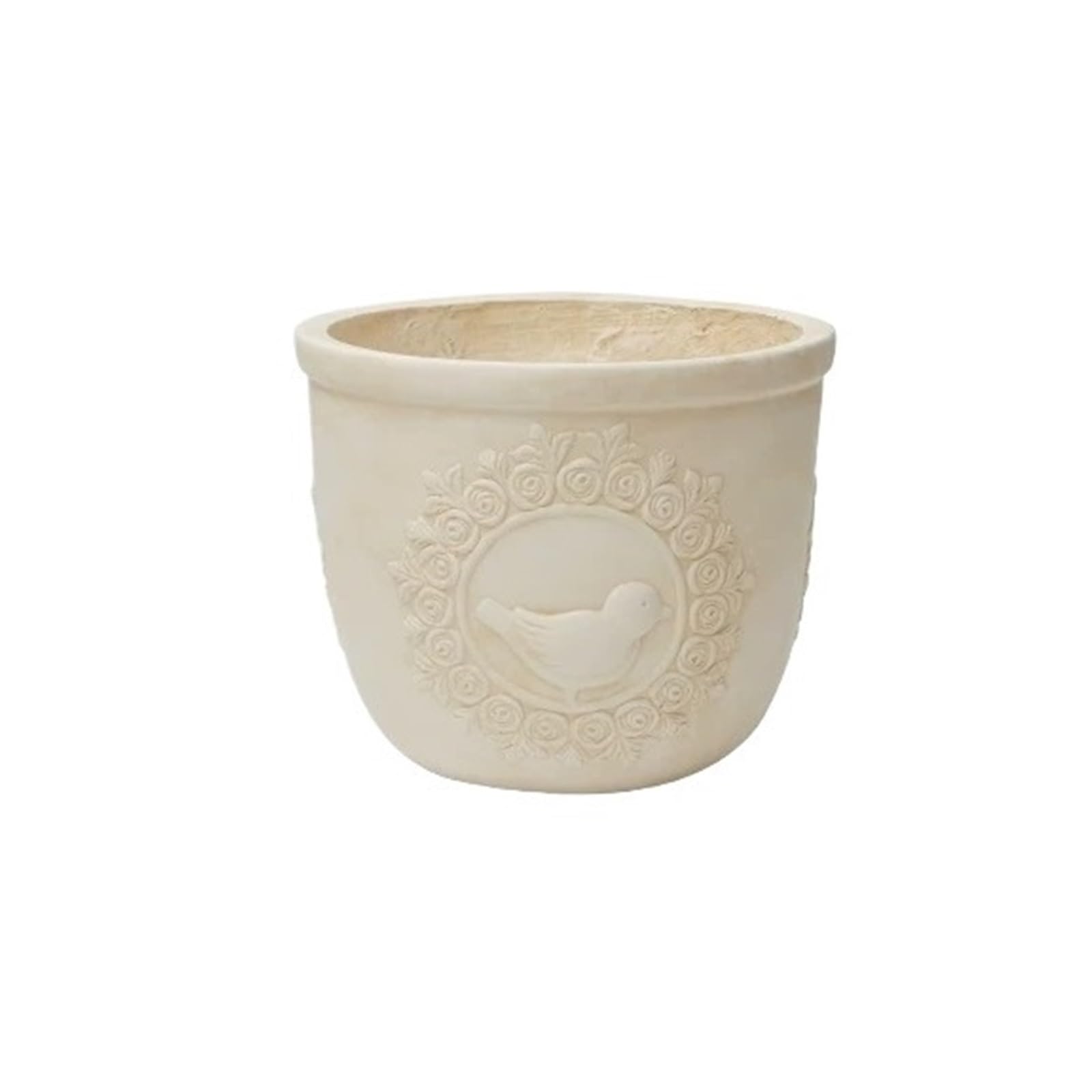 Cenz-888 flowerpot Vintage Floor-Standing Magnesium-Ceramic Planter: A Planter That Exudes Understated Luxury Pots for Plants(Medium)