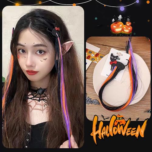 Pinzas para cabello Halloween 4pcs para mujer miniatura 4