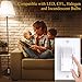 0-10V Dimmer Switch for LED/ CFL/ Incandescent/ Halogen, 3-Way or Single Pole Low Voltage Dimmer Switch, 600W Max, ETL Listed, Wall Plate Included, White 1-Pack