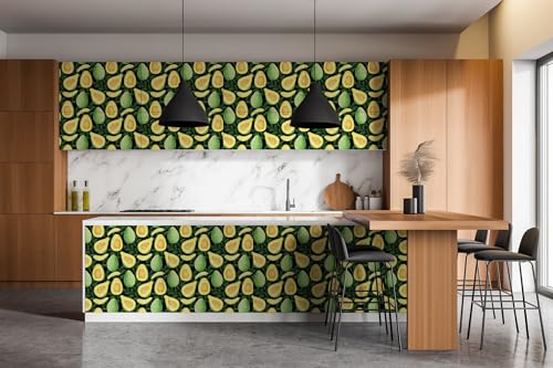 Vinilo Decorativo Autoadhesivo Lavable Wallfluent de Aguacate Mate para Armarios 7