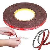 Fácil de pelar, sin atornillar, sin dañar la pared. Cinta de pared extraíble de doble cara; Adecuado para casi todas las montar tiras de luz LED (LED Strips Light); Elimina sin dejar residuos y no elimina el revestimiento de la superficie.