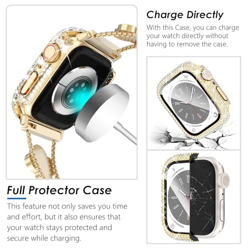 Bracelet trèfle Apple Watch 42mm anti rayure coque verre trempé - 5
