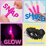 novelinks 25 Pack 6 Inch Glow Sticks Bulk Party Pack for Kids and Adults - Image 4