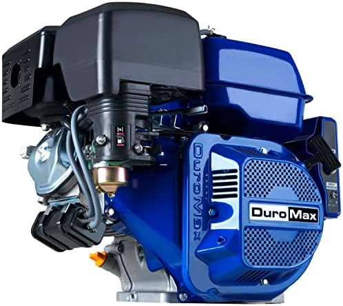 DuroMax XP18HPE 440cc Recoil/Electric Start Gas Powered 50 State Approved, Multi-Use Engine, XP18HPE, Blue