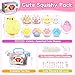10 Pack Taba Squishy Toys kit with Toy Box & Cute Stickers, Kawaii taba Squishies Stress Relief Toys Party Favors for Kids 4-8 8-12, Squishy Fidget Toys for Kids , Birthday Gifts Toys for Girls 8-10