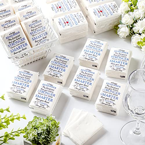 Facial Tissues 3 Ply Inspirational Pocket Tissues Bulk Travel Tissues Soft Travel Size Tissues Packs Individual Facial Tissues For Travel Party Supplies 7 Sheets Per Pack (60) #TOP5