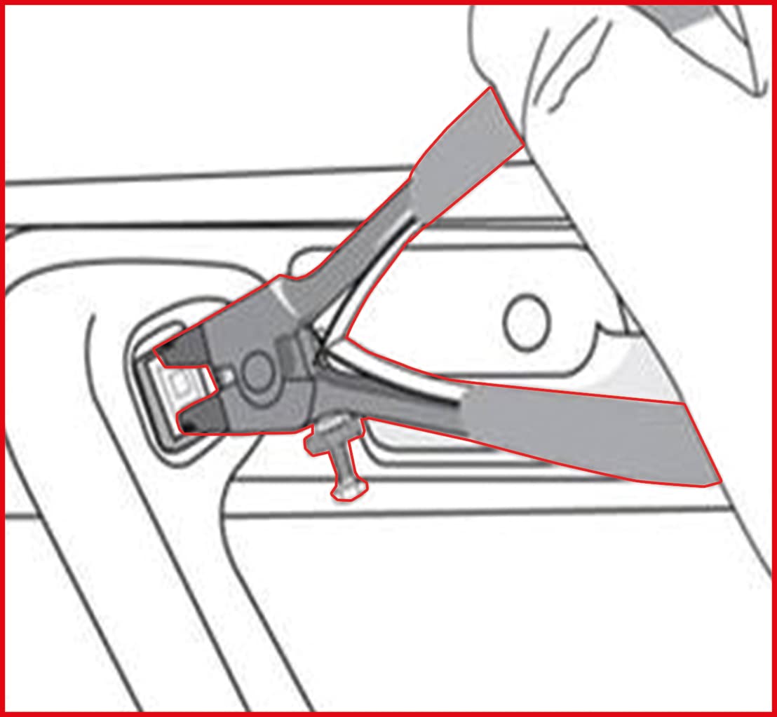 KS Tools 115.1305 Pinza specchio esterno per BMW