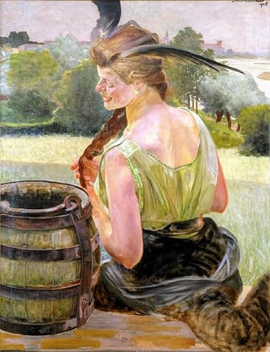 Cuadro Pozzo avvelenato Jacek Malczewski para renovar paredes vacías con arte clásico