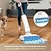 HABIUBIU Wet Dry Vacuum Cleaner, 180° Lay-Flat Cordless Vacuum Mop Combo with Edge Cleaning, All-in-One Floor Cleaner for Hard Floors, Self-Cleaning, 45mins Runtime, LED Display, Voice Prompts