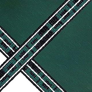 Loop Loc Pool Cover - Ultra-Loc III Solid No Drains Safety Cover - Green - for Pool Size 16' x 32' Rectangle