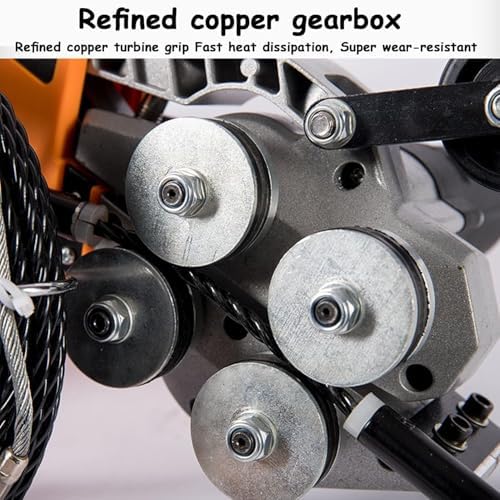 Automatic Electric Cable Pulling Tool - Professional Cable Pullers for Electricians, Includes Concealed Pipe Threader & 2 Rechargeable Batteries, Efficient Threading Machine