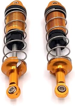 RC Shock Absorbers For Max Sg116 16101 16102 Pro Front Rear Hydraulic For Spring Shock Absorber Remote Control Car Metal Upgrade AccessoriesGold,2PCS