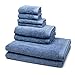 Produktbild Möve - 8 teiliges Frottier-Set - Superwuschel (2 X Seif- 2 X Gäste- 2 X Dusch- 2 X Handtuch im Set) - 520 g/m2 - Baumwolle - Walkfrottee - saugstark - weich und flauschig - Cornflower