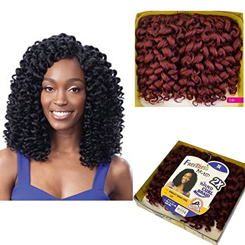 FreeTress 2X Ringlet Wand Curl Synthetic Hair Crochet Braids (OT30)
