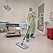 Rubbermaid Commercial Products HYGEN Pulse Single Sided Microfiber Spray Mop Kit for Hardwood/Tile/Laminated Floors Yellow Perfect for Kitchen/Lobby/Bathroom Cleaning