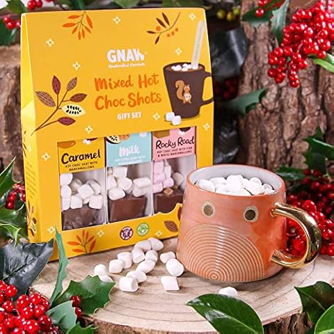 Gnaw Chocolate - Mixed Trio Gift Set - Hot Chocolate Shots - 135g Cover