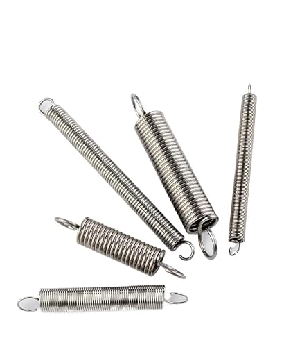Lyuduo-������΂� Wire 0.5*3-6mm Diameter 304 Stainless Steel Tension Spring S Hook Round Hook Coil Pullback Extension Tension Metal 