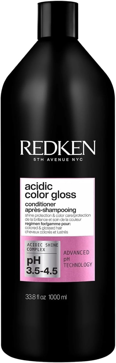 Acidic Color Gloss Conditioner - Color Protection & Vibrancy, Salon-Grade Hair Shine, For Color-Treated Hair