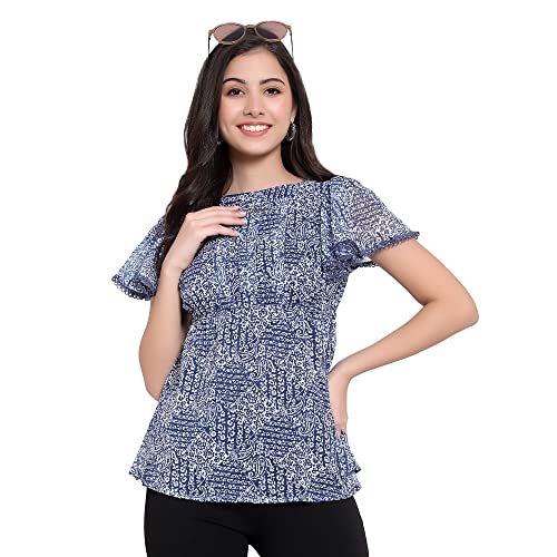 Image of Sky Heights Women Blue Top