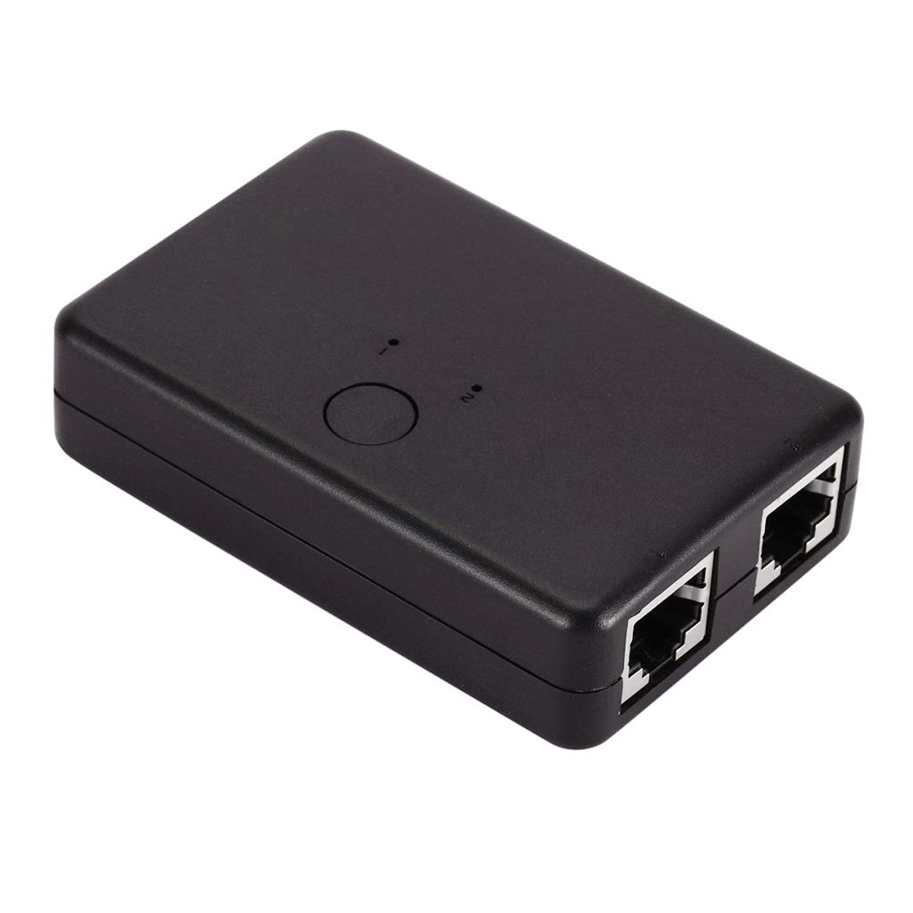 10 set di 2 porte Lan Hub interruttore di rete Ethernet adattatore splitter per computer