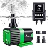 fishkeeper 35W/60W/90W Large Water Pump with Controller (Up to 3435GPH) - 24V DC...