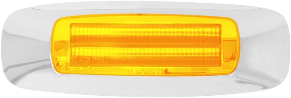 GG Grand General 74741 Light (5-3/4" Rectangle Prime Amber/Clear 4 LED Dual Function)