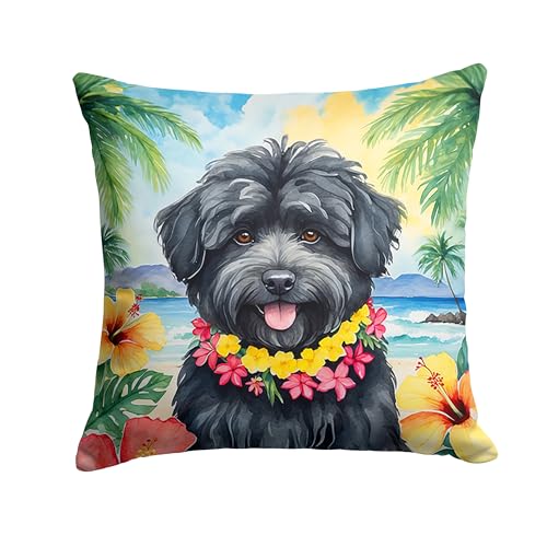 Caroline's Treasures Luau Party Decorative Throw Pillow, 18Hx18W, Puli 6504