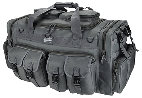 Npusa Mens Large 30" Inch Gunmetal Duffel Duffle Military Molle Tactical Cargo Gear Shoulder Bag #TOP1