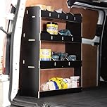 Van Racking & Shelving for Ford Transit Custom SWB (L1) 2024+ Heavy Duty HEXABOARD Van Storage System - Tool Storage Shelves & Work Van Organisation - Rear Van Rack