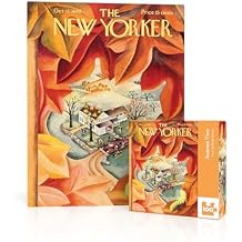New York Puzzle Company - New Yorker Autumn View Mini - 100 Piece Jigsaw Puzzle for Adults