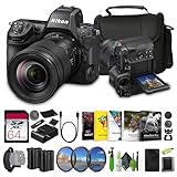 Nikon Z8 Mirrorless Camera with 24-120mm f/4 Lens + EN-EL15C Battery + 64GB Memory Card + 3 Piece Filter Kit + 12 Inch Flex Tripod + Photo Editing Software + More (Renewed)