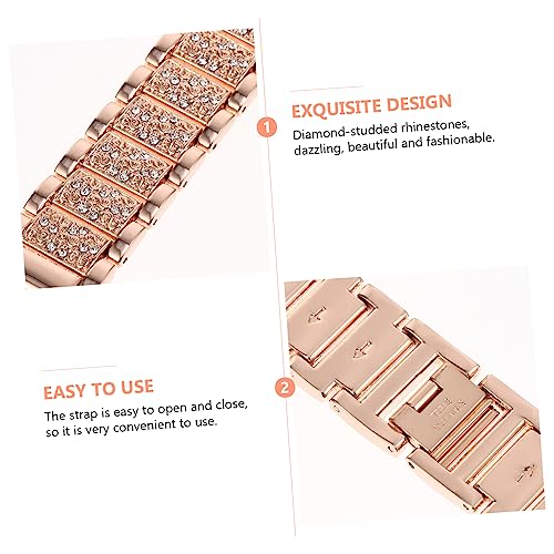 Correa acero inoxidable Miss Chic compatible pulsera reloj mujer HEMOTON metálica 20mm 7