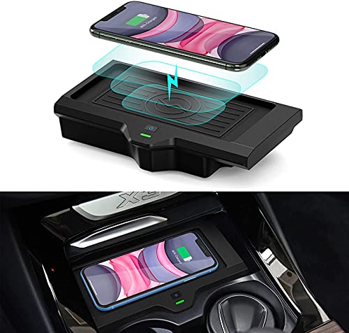 NAMEAL Car Wireless Charger for X3 G01 2018 2019 2020 2021 X4 2019 2020 2021 Accessories Wireless Charging Pad Mat 15W Fast Charging Phone Charger Pad with USB Port