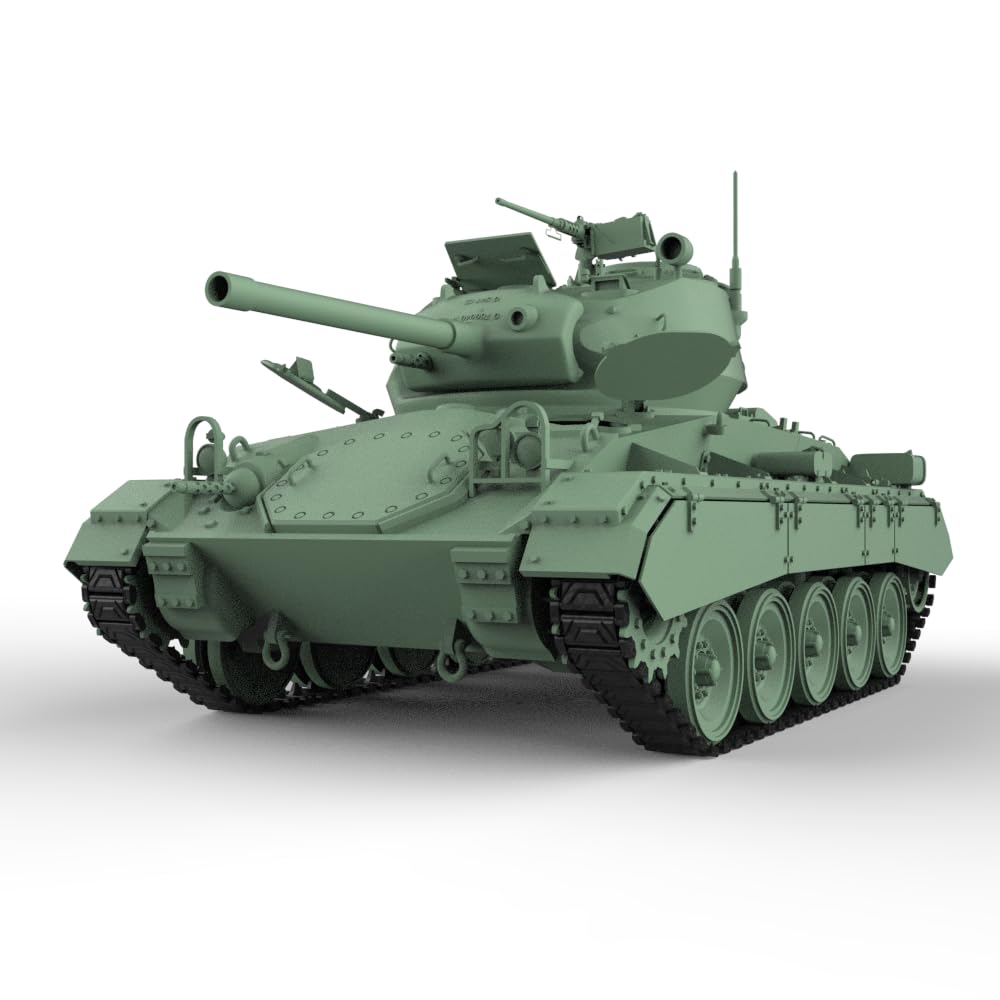 MRY-SFW SS16512 1/16 zestaw do budowy modelu wojskowego US M24 Chaffee lekki czołg